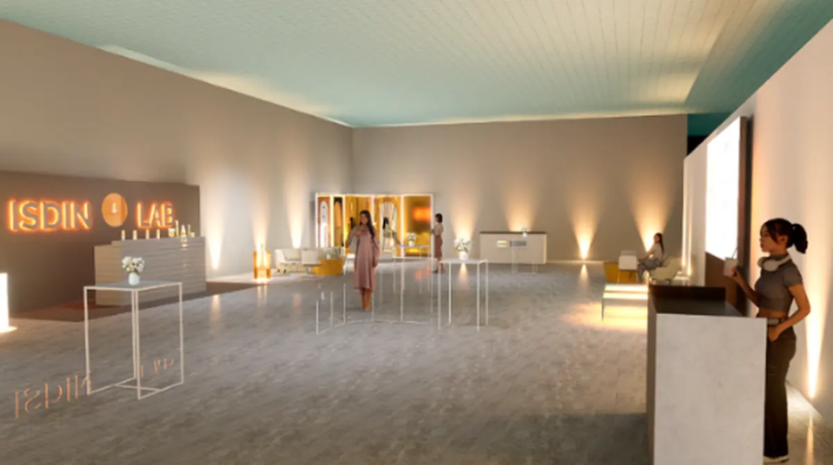 Vista general de la sala principal del showroom